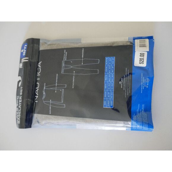 Nautica Boy's Thermal Base Layer Set Gray S 6/7 - Picture 3 of 6